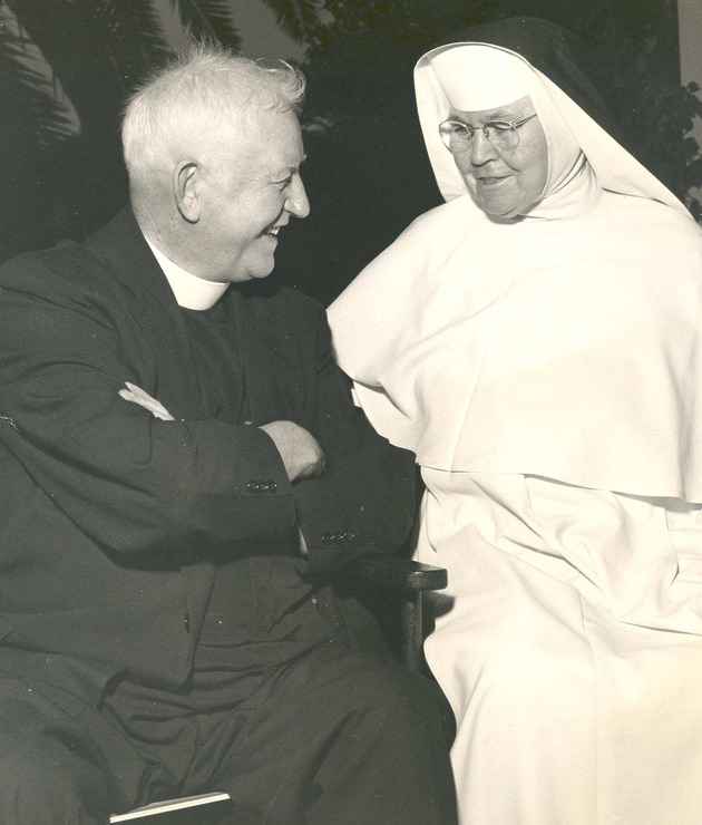 Mother Gerald Barry with her brother Father Joseph Barry